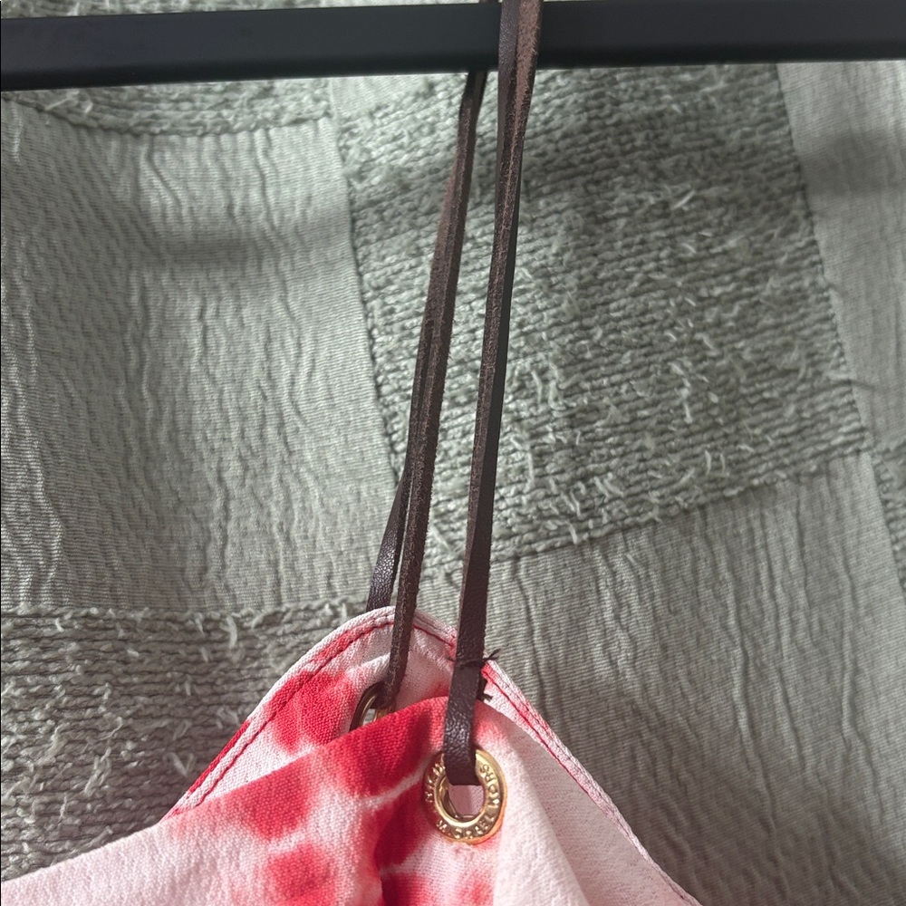 Michael kors Red and White Tie-Dye Flowy Slip Dress - Picture 8 of 11